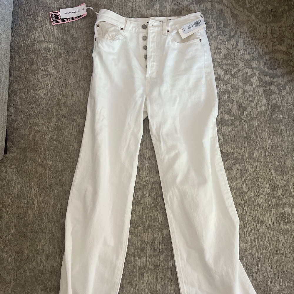 Denim forum The Farrah high rise wide leg
